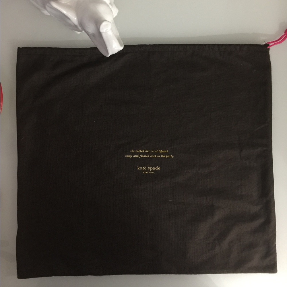 Kate Spade dust bag.